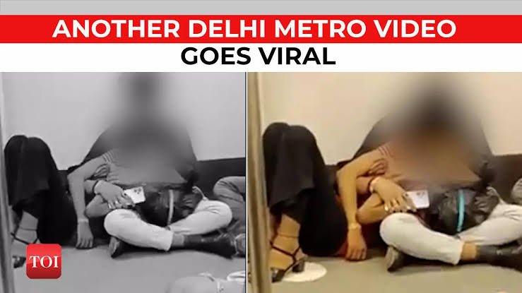 Delhi Metro Viral Video Link, Viral Delhi Metro Full Video Link 