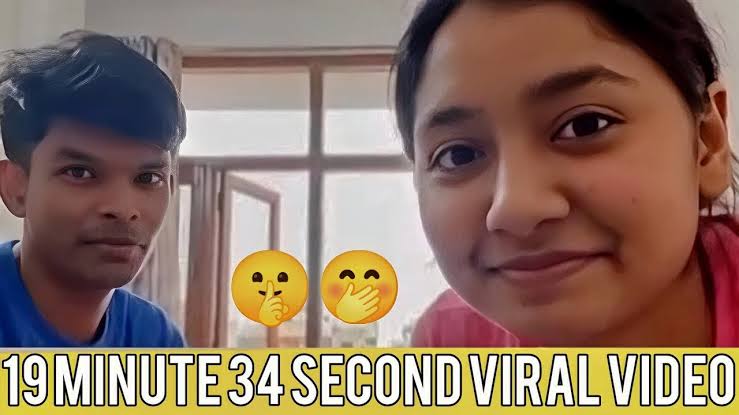 Viral Video 19 Minute 34 Seconds Link , Instagram Couple Viral Video Download Link